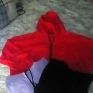 2 PC bundle of Fleece zip hoodies